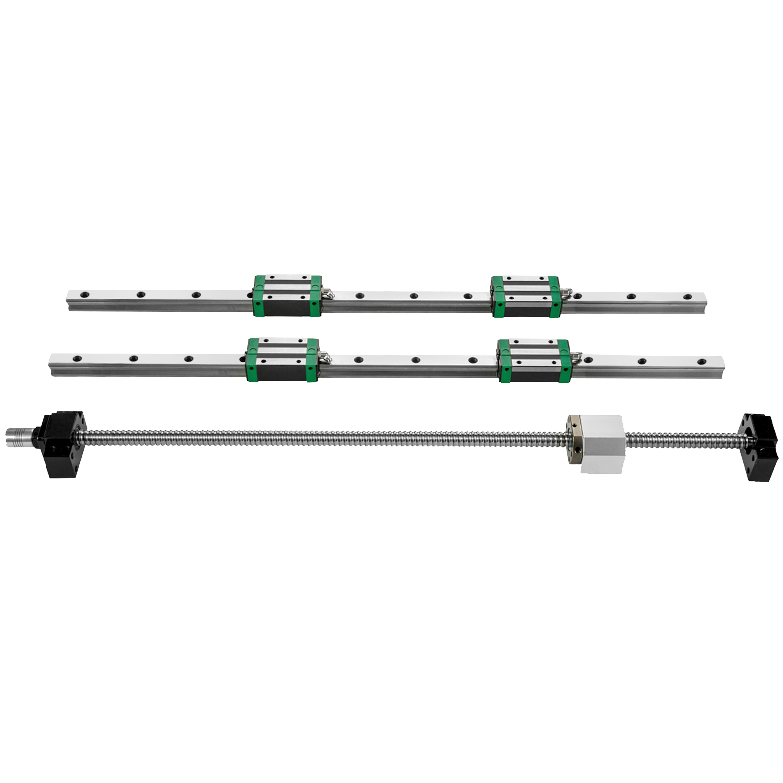 Hgr20 Linear Guide Rail Ballscrew Set - Guida lineare, 2 pezzi di guide