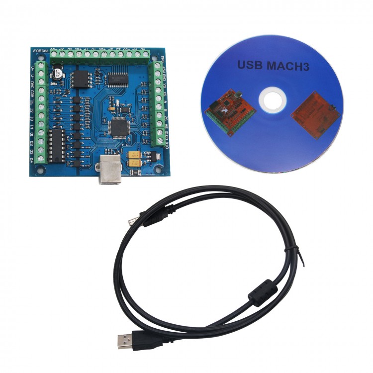 Scheda Controller CNC USB a 4  - Mach3 Usb Cnc Controller 4 Axis 100Khz recensione e prezzo